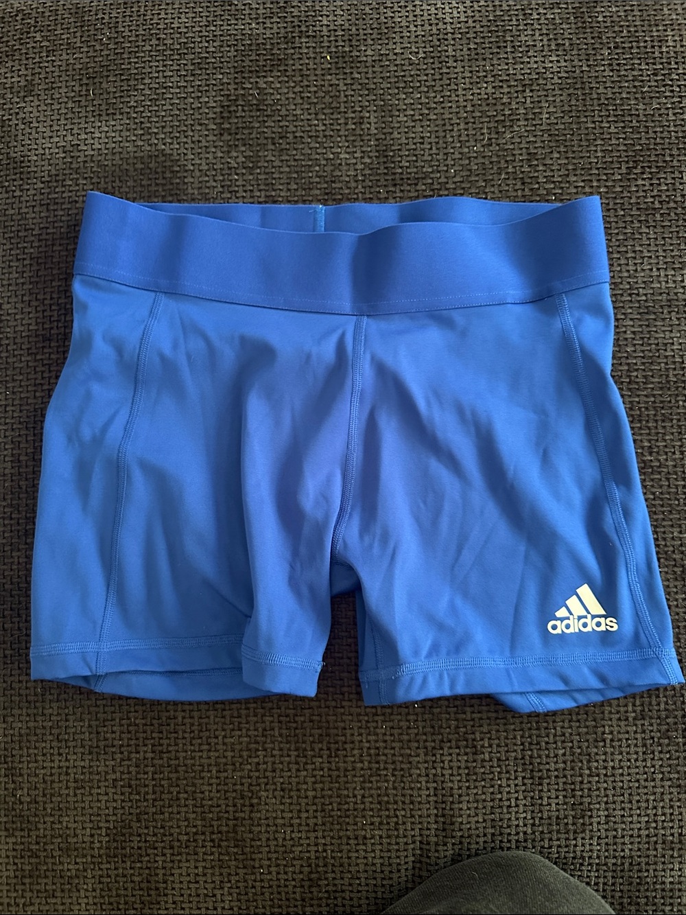 adidas Women’s Royal Blue Athletic Compression Shorts